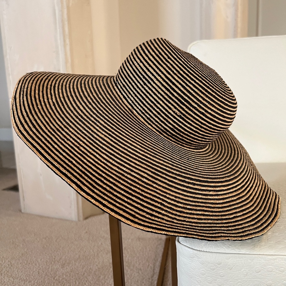 Kokin New York Vintage Ladies Wide Brim Hat - Small